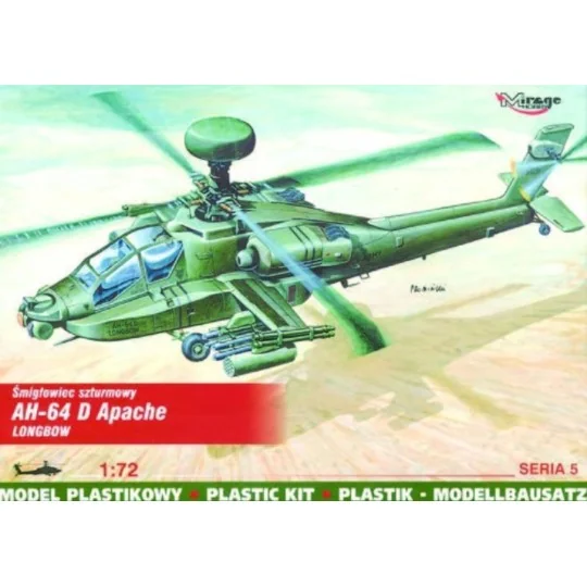 McDonnell Douglas AH-64 D Apache Longbow - Mirage Hobby 72054