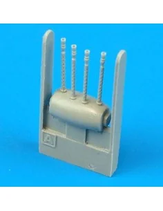 P-61A Black Widow gun barrels für Dragon Bausatz, 1/72 - Quickboost...