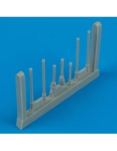 Ju-88G gun barrels für Hasegawa Bausatz, 1/72 - Quickboost QB72 095