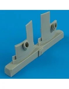 TBF-1C Avenger exhaust pipes for Hasegawa, 1/72 - Quickboost QB72 102
