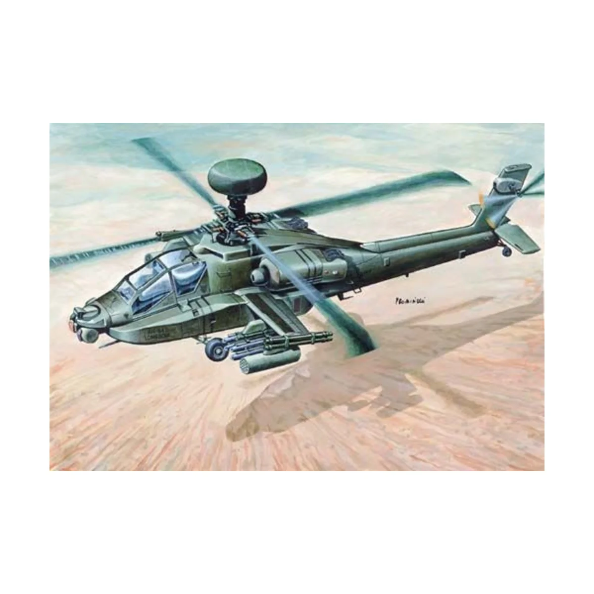McDonnell Douglas AH-64 D Apache Longbow, 1/72 - Mirage Hobby 72054