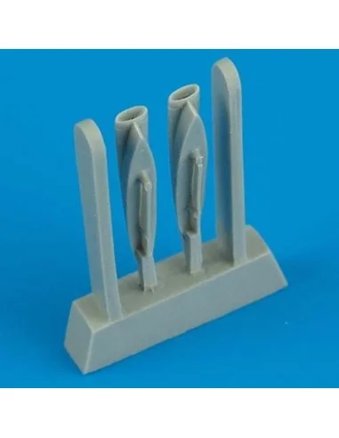 F-8 Crusader air scoops für Academy Bausatz, 1/72 - Quickboost QB72...