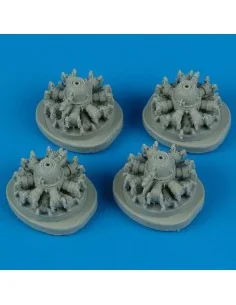 B-24D Liberator engines für Hasegawa Bausatz, 1/72 - Quickboost QB7...