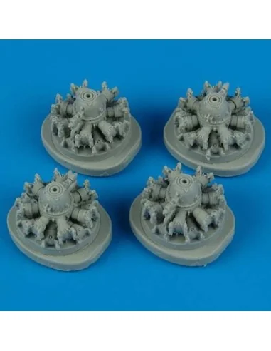 B-24D Liberator engines für Hasegawa Bausatz, 1/72 - Quickboost QB7...