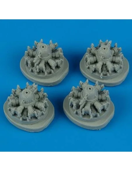 B-24D Liberator engines für Hasegawa Bausatz, 1/72 - Quickboost QB7...