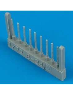 B-24D Liberator gun barrels für Hasegawa Bausatz, 1/72 - Quickboost...