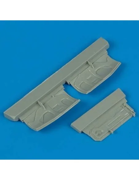 F-16 undercarriage covers für Hasegawa Bausatz, 1/72 - Quickboost Q...