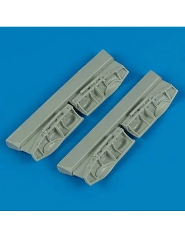 BF undercarriage covers für Hasegawa Bausatz, 1/72 - Quickboost QB7...