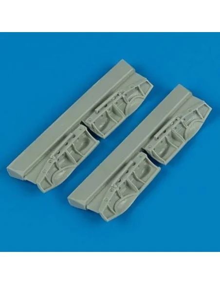 BF undercarriage covers für Hasegawa Bausatz, 1/72 - Quickboost QB7...