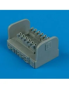 Spitfire Mk. IX exhausts - round für Hasegawa Bausatz, 1/72 - Quick...
