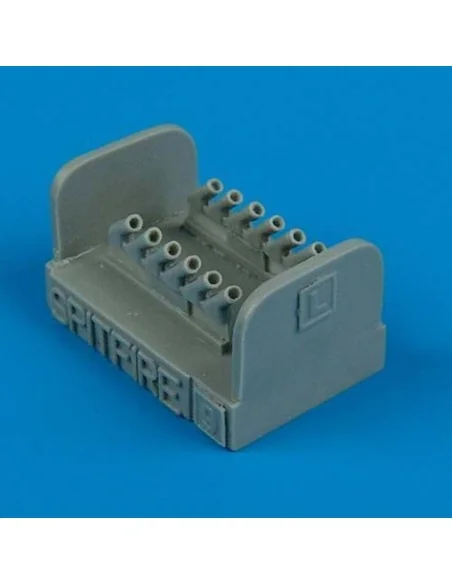 Spitfire Mk. IX exhausts - round für Hasegawa Bausatz, 1/72 - Quick...