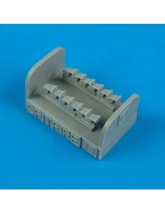 Spitfire Mk.IX exhausts - fishtall für Hasegawa Bausatz, 1/72 - Qui...