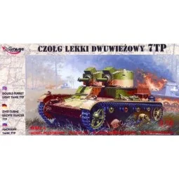 Leichter Panzer 7 TP mit Zwillingsturm, 1/72 - Mirage Hobby 726002