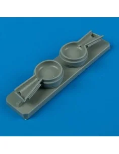 Morane Saulnier MS.406 wheel well Für Hasegawa Bausatz, 1/72 - Quic...