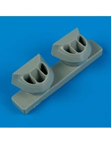 P-38J Lightning correct air intakes für Academy Bausatz, 1/72 - Qui...