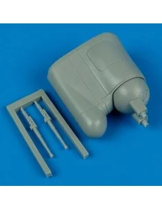 A3D-1/A3D-2 Skywarrior early v. tail gun turret für Hasegawa Bausat...