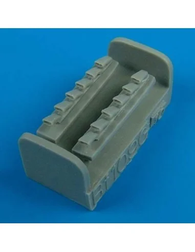 Bf 109G-10 exhaust für Revell Bausatz, 1/72 - Quickboost QB72 206