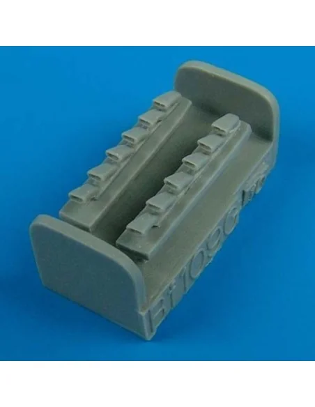 Bf 109G-10 exhaust für Revell Bausatz, 1/72 - Quickboost QB72 206