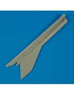 MiG-21 MF correct spine and Tail, 1/72 - Quickboost QB72 231