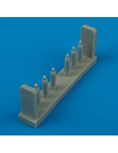 P-40E Warkhawk gun barrels for Academy, 1/72 - Quickboost QB72 232