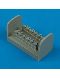 Spitfire PR.XIX exhaust for Airfix, 1/72 - Quickboost QB72 236