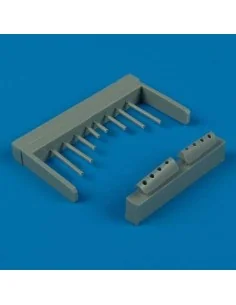 P-47 Thunderbolt gun barrels, 1/72 - Quickboost QB72 239