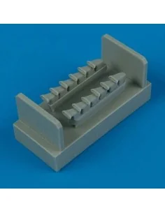 Spitfire Mk.IX exhaust - fishtail (AIR), 1/72 - Quickboost QB72 255