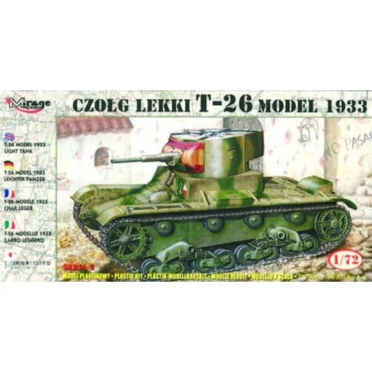 Leichter Panzer T-26 1933 - Mirage Hobby 72609