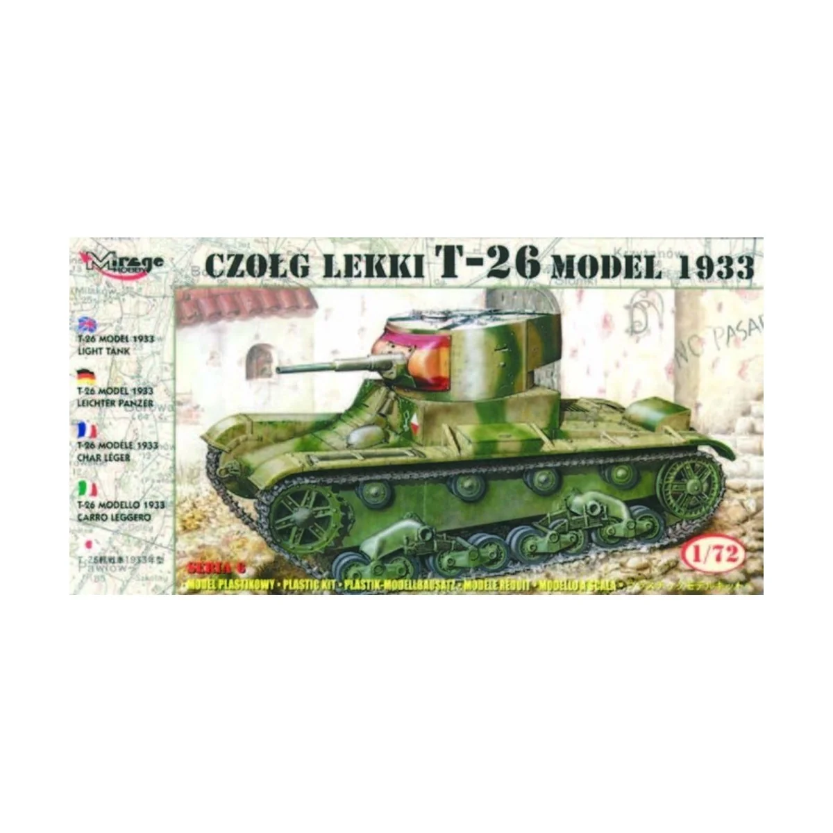 Leichter Panzer T-26 1933 - Mirage Hobby 72609