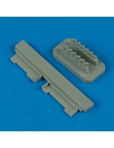 P-51B/C Mustang exhaust for Hasegawa, 1/72 - Quickboost QB72 280