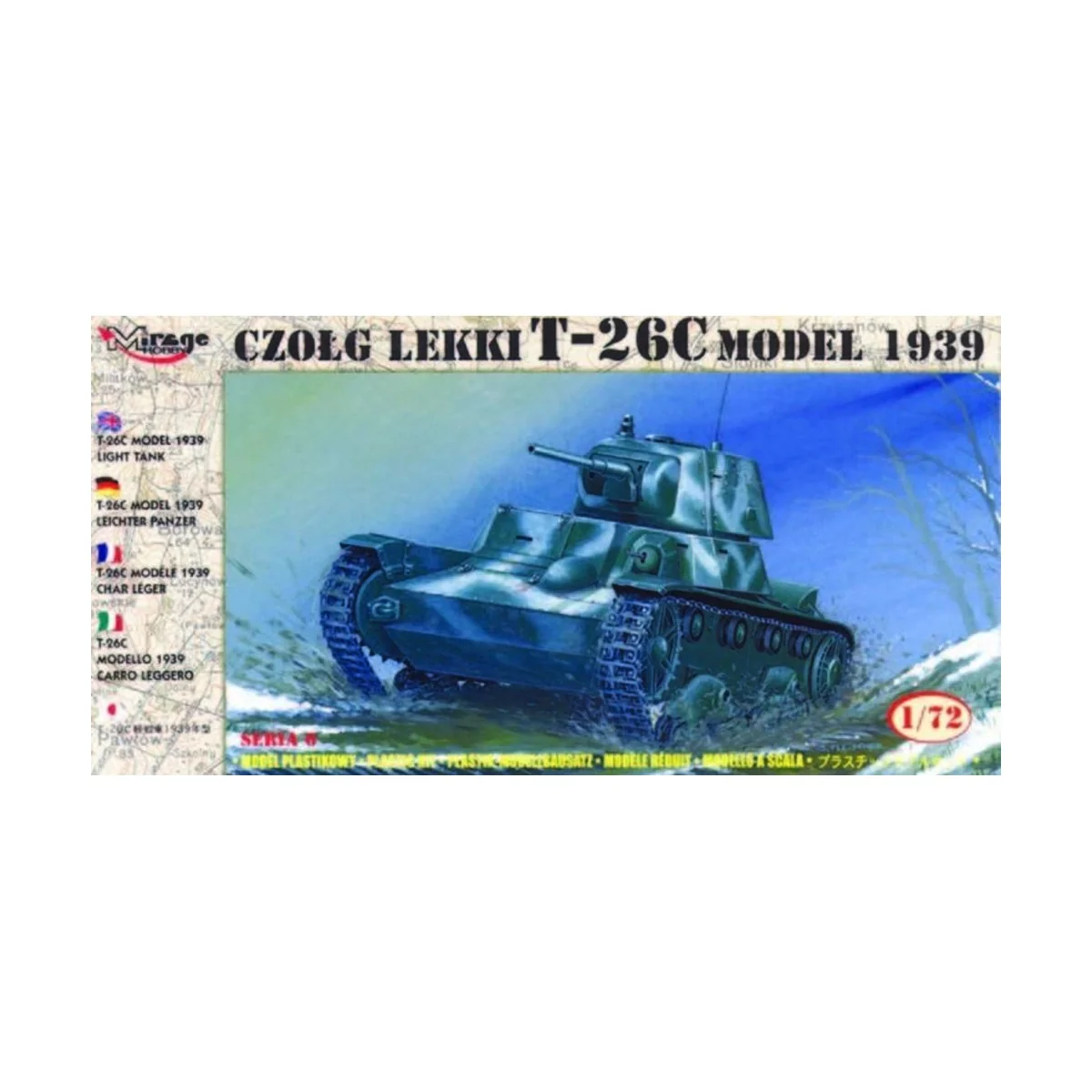 Leichter Panzer T-26 C 1939 - Mirage Hobby 72612