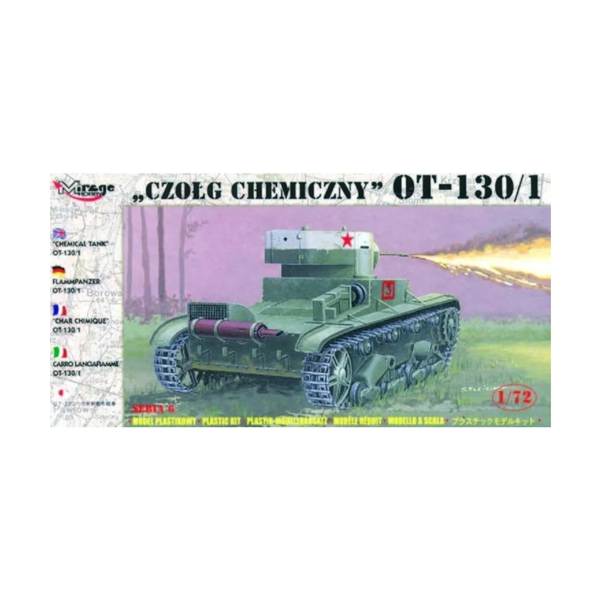 Flammpanzer OT-130-1 - Mirage Hobby 72614