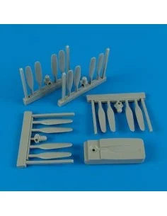 B-24 Liberator propeller with tool (ACA), 1/72 - Quickboost QB72 329