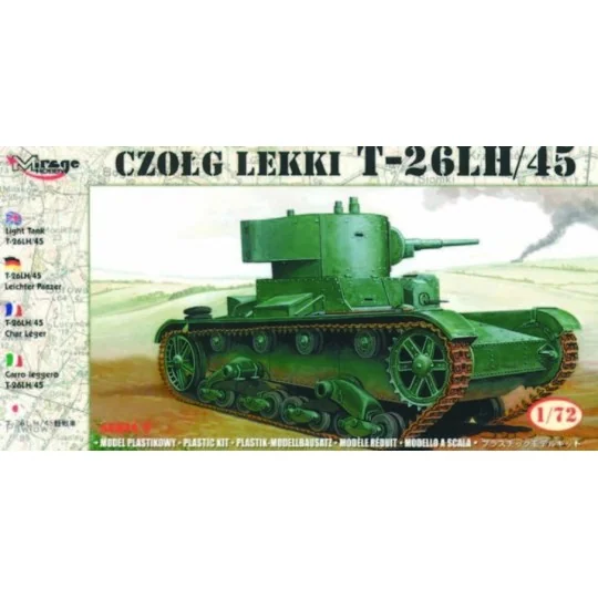 Leichter Panzer T-26 LH/45, 1/72 - Mirage Hobby 72617 Leichter Panzer T-26 LH/45, 1/72 - Mirage Hobby 72617