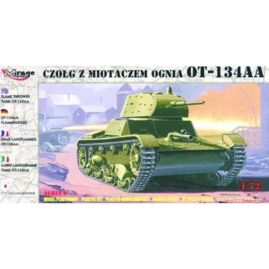 Flammpanzer OT-134 AA, 1/72 - Mirage Hobby 72618 Flammpanzer OT-134 AA, 1/72 - Mirage Hobby 72618