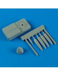 Spitfire Mk.IX propeller w/tool f.Hasega, 1/72 - Quickboost QB72 370