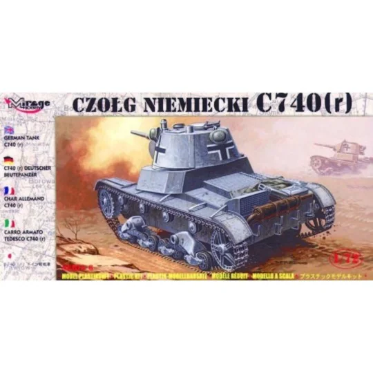 Deutscher Panzer C 740 (r) - Mirage Hobby 72619