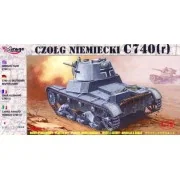 Deutscher Panzer C 740 (r), 1/72 - Mirage Hobby 72619