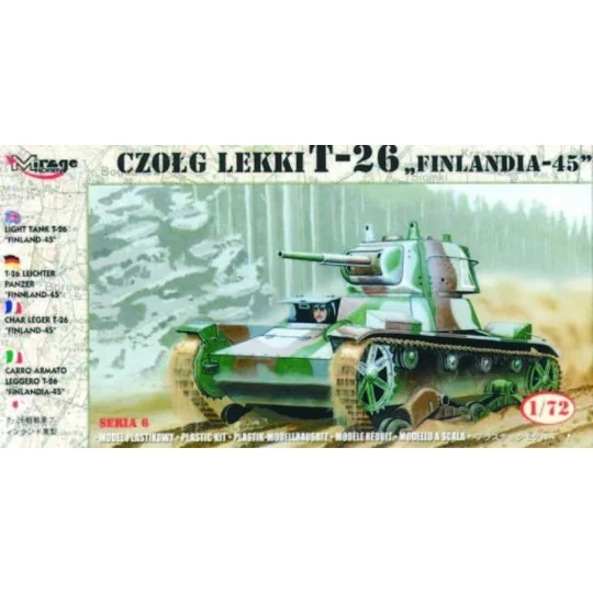 Finnischer Panzer T-26 1945, 1/72 - Mirage Hobby 72620
