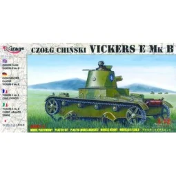 Chinesischer Panzer Vickers E Mk B, 1/72 - Mirage Hobby 72621