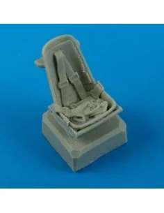 Bf 109E seat with safety belts, 1/72 - Quickboost QB72 401