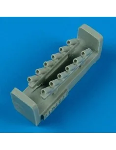 Spitfire F Mk.22 exhaust for Airfix, 1/72 - Quickboost QB72 404