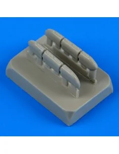 Hurricane Mk.I early exhaust for Airfix, 1/72 - Quickboost QB72 442