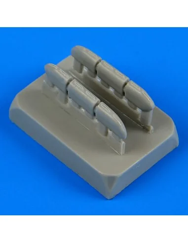 Hurricane Mk.I early exhaust for Airfix, 1/72 - Quickboost QB72 442