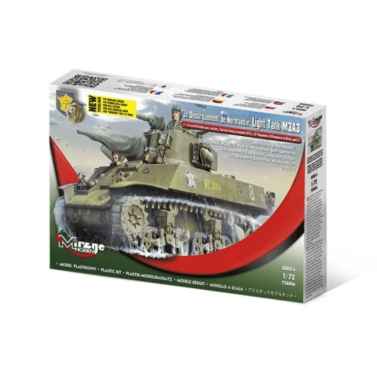 Le Débarquement de Normandie" Light Tank M3A3, 1/72 - Mirage Hobby ...