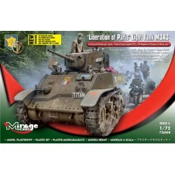 Liberation of Paris, Light Tank M3A3, 1/72 - Mirage Hobby 726068