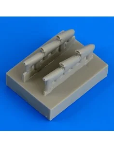 Hurricane Mk.I-late exhaust f. Airfix, 1/72 - Quickboost QB72 456