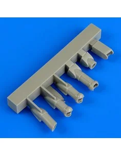 Bf 110 air intakes for Eduard, 1/72 - Quickboost QB72 459