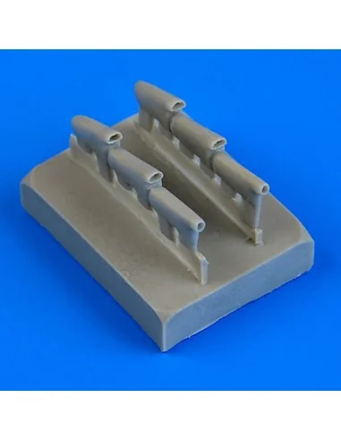 Defiant Mk.I exhaust-rounded for Airfix, 1/72 - Quickboost QB72 482
