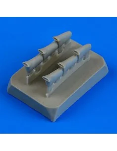Defiant Mk.I exhaust-fishtail f.Airfix, 1/72 - Quickboost QB72 483